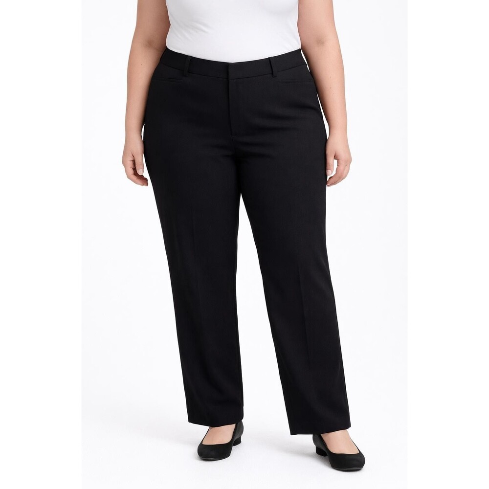 J Crew Black Straight-Leg Women's Pants